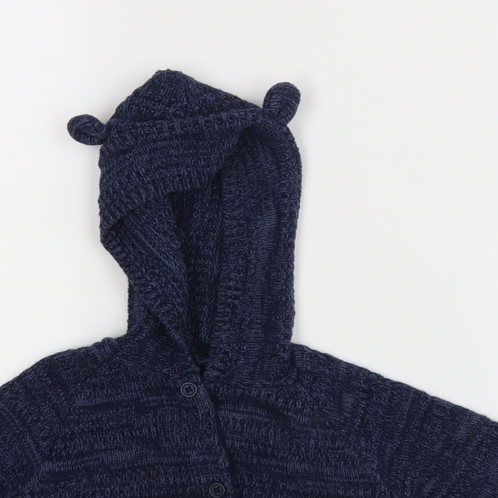 George Boys Blue   Cardigan Jumper Size 9-12 Months