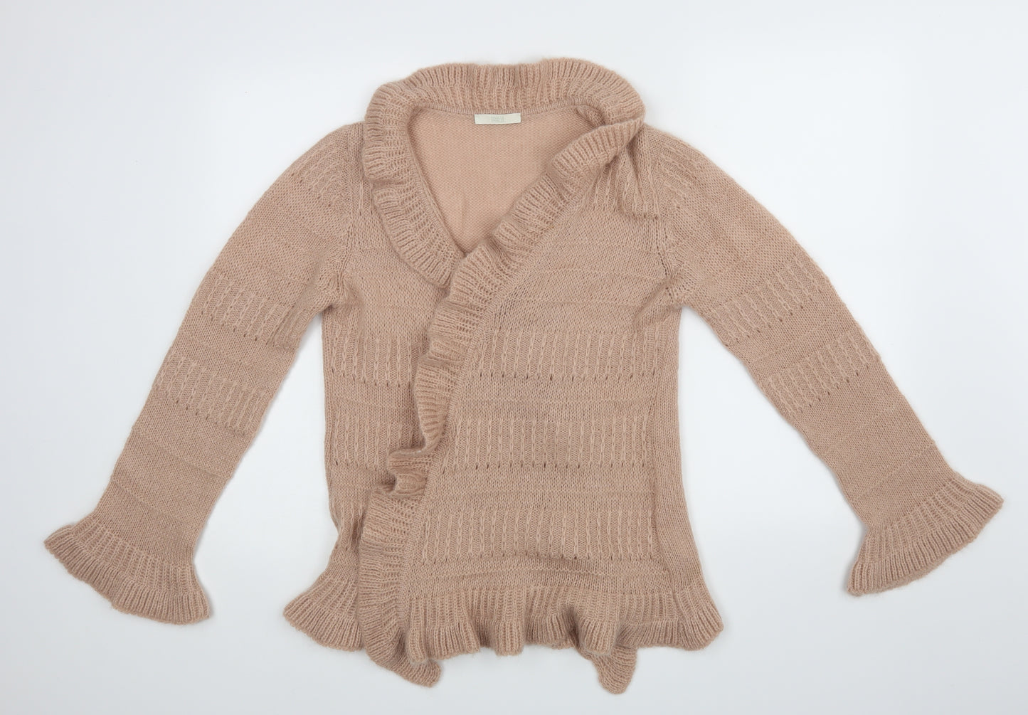 M&S Womens Pink   Wrap Jumper Size 14