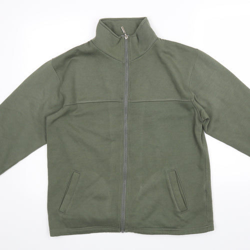 Donna Lewis Womens Green   Full Zip Jumper Size M