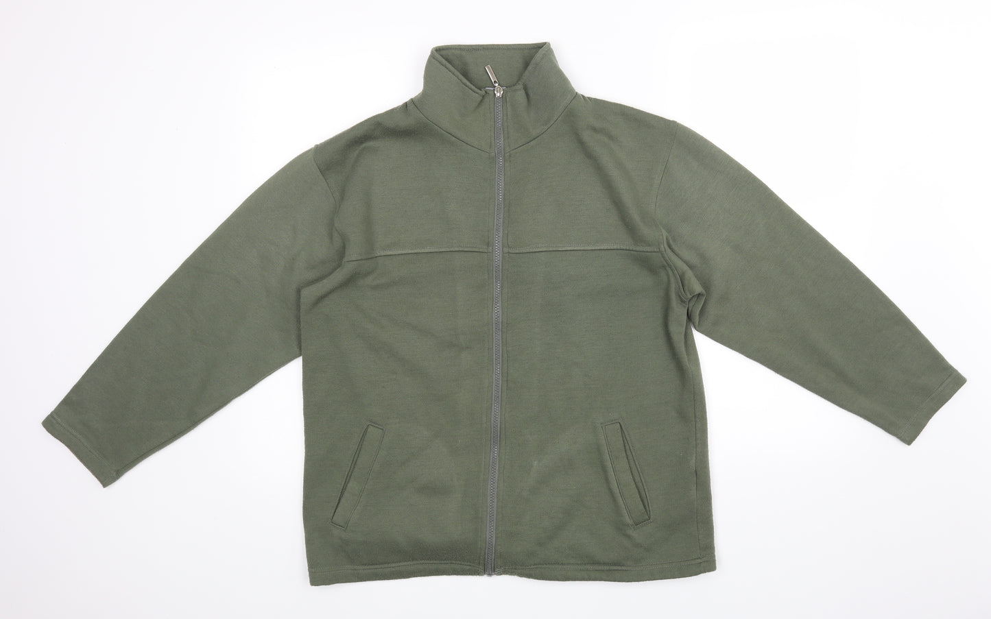 Donna Lewis Womens Green   Full Zip Jumper Size M