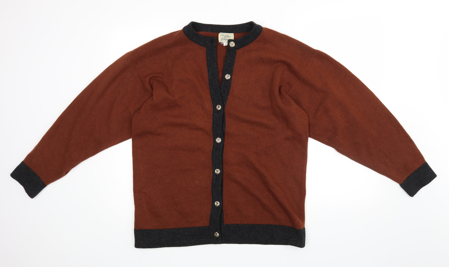 The Collar Company Womens Brown   Cardigan Jumper Size M