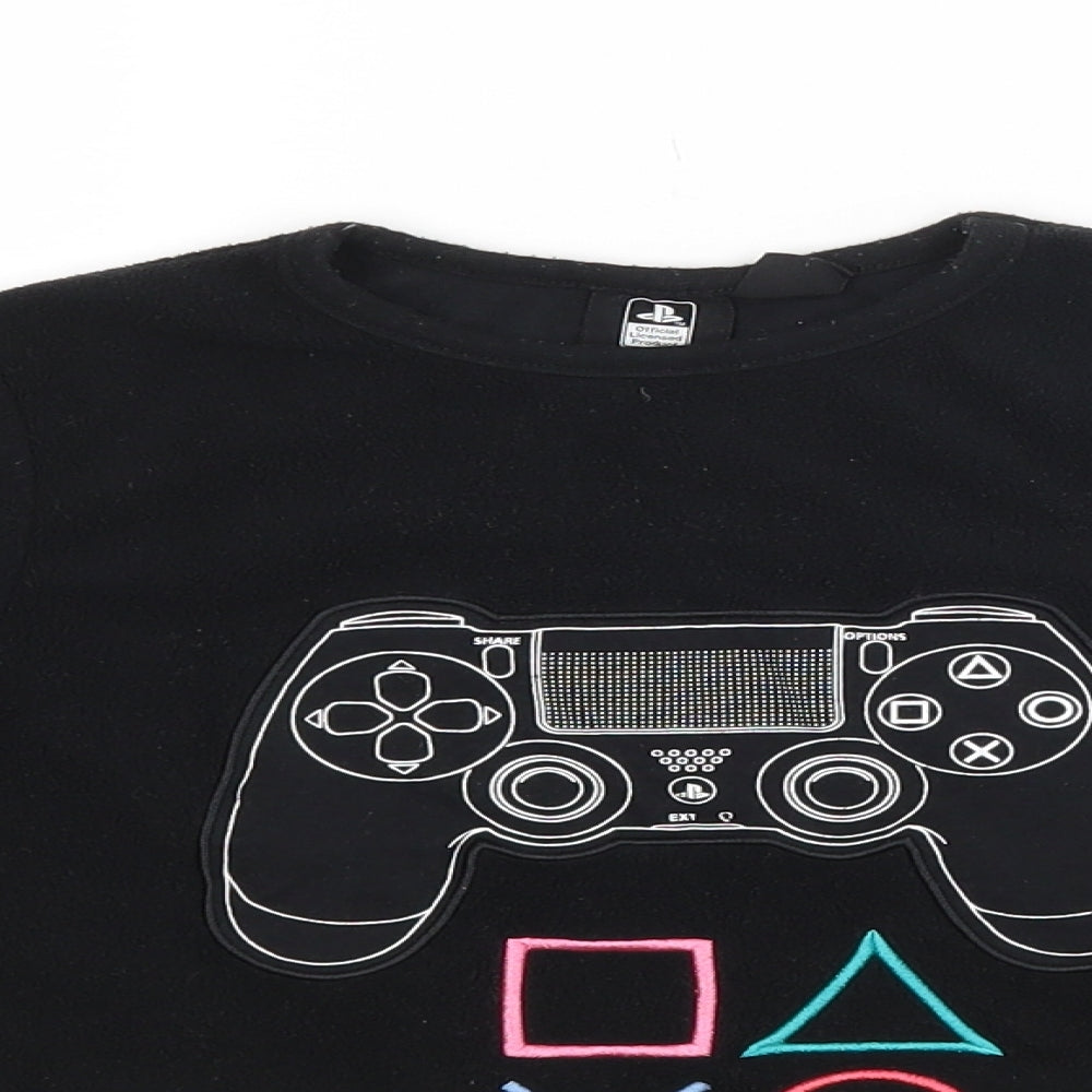 Primark Playstation Boys Black   Pullover Jumper Size 7-8 Years