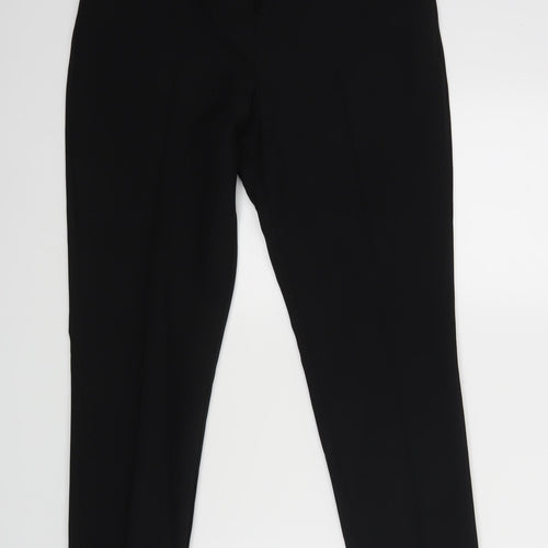 Peacocks Womens Black   Dress Pants Trousers Size 8 L23 in