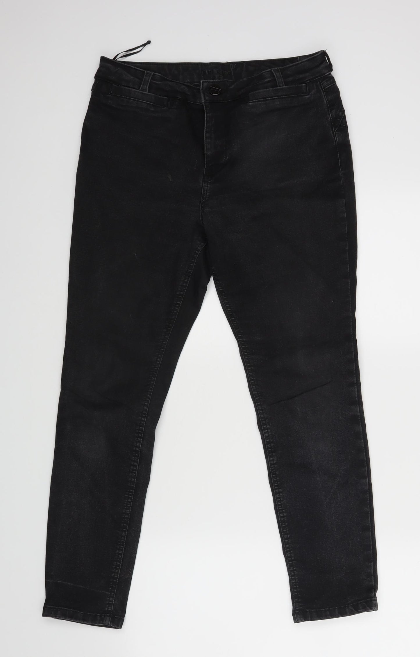 Peruna Womens Black   Skinny Jeans  L26 in