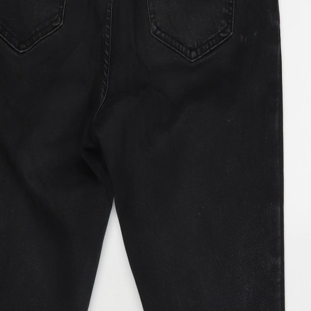 Peruna Womens Black   Skinny Jeans  L26 in