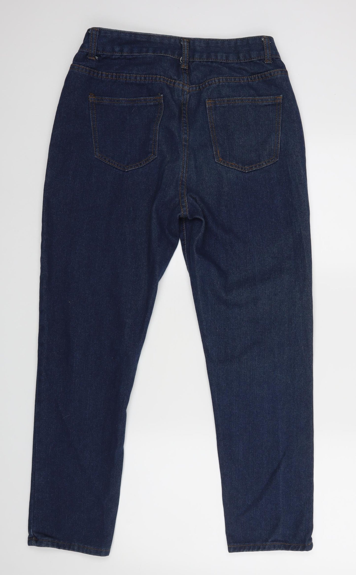 Boohoo Womens Blue   Straight Jeans Size 12 L26 in