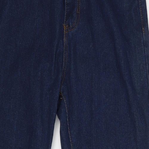 Boohoo Womens Blue   Straight Jeans Size 12 L26 in