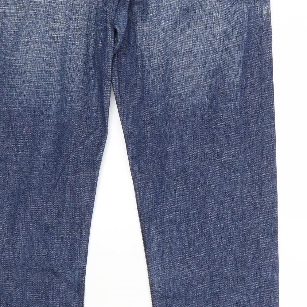 River Island Womens Blue   Straight Jeans Size 10 L29 in