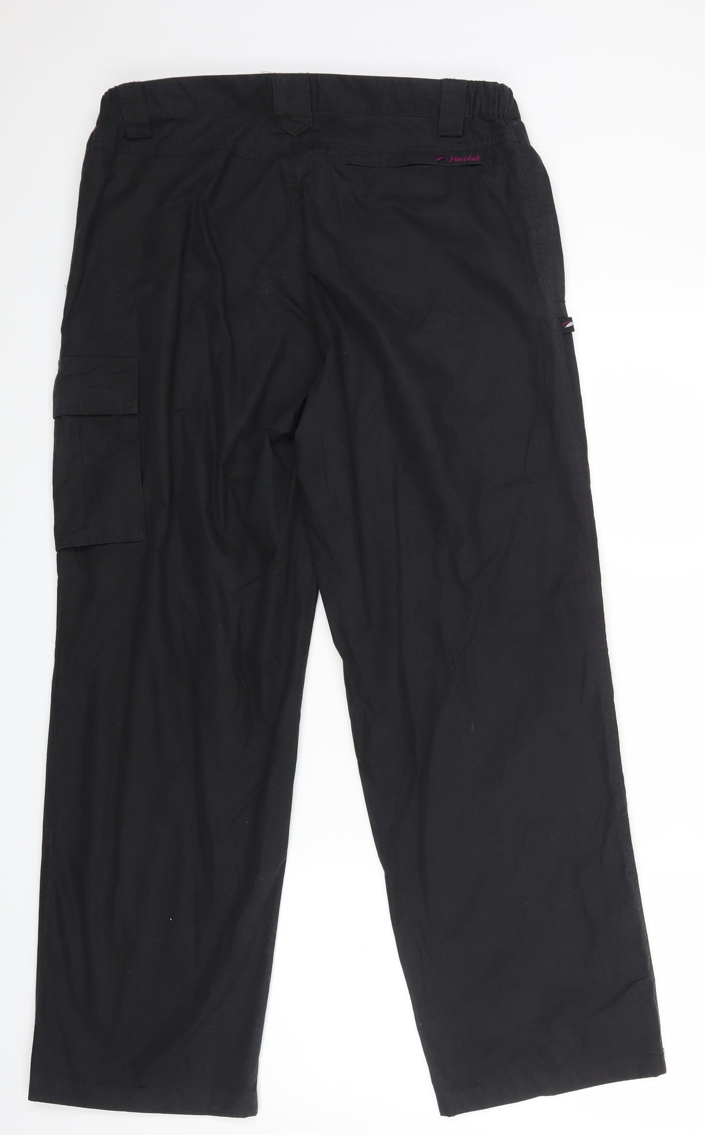 Mountain lifefe Womens Black    Trousers Size 14 L28 in