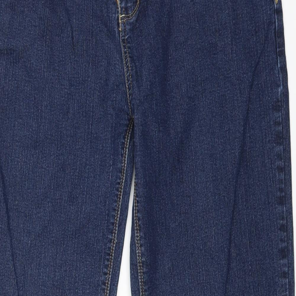 Hula Womens Blue   Straight Jeans Size 16 L30 in