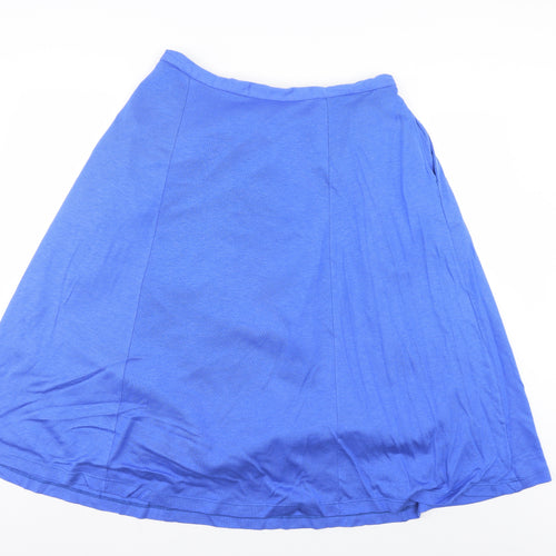 Country Collection Womens Blue   A-Line Skirt Size 34 in