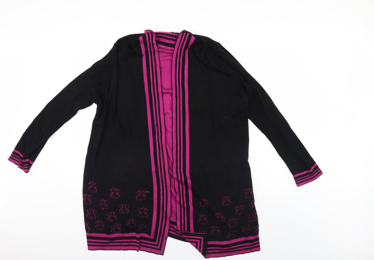 Per Una Womens Black   Cardigan Jumper Size 20
