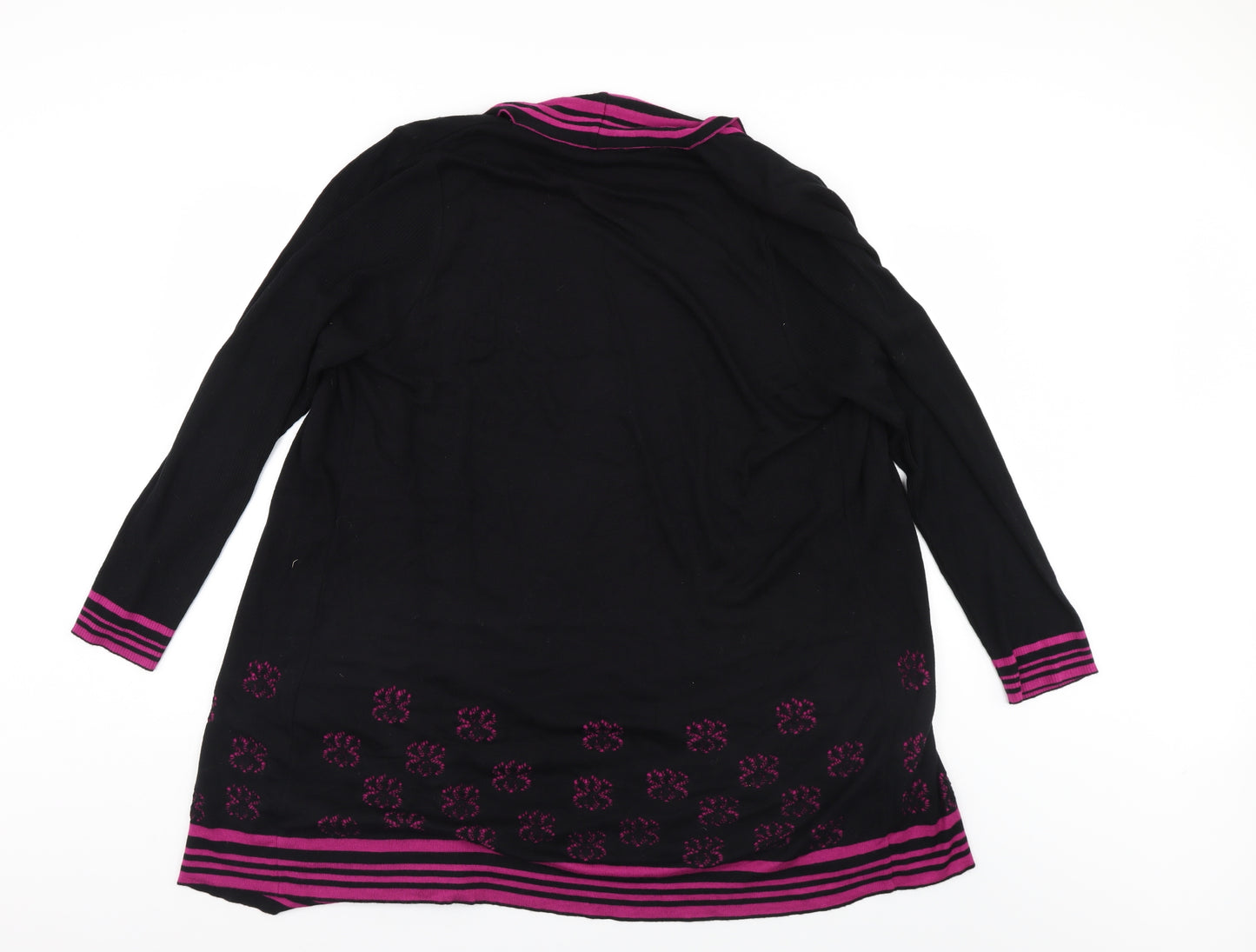 Per Una Womens Black   Cardigan Jumper Size 20