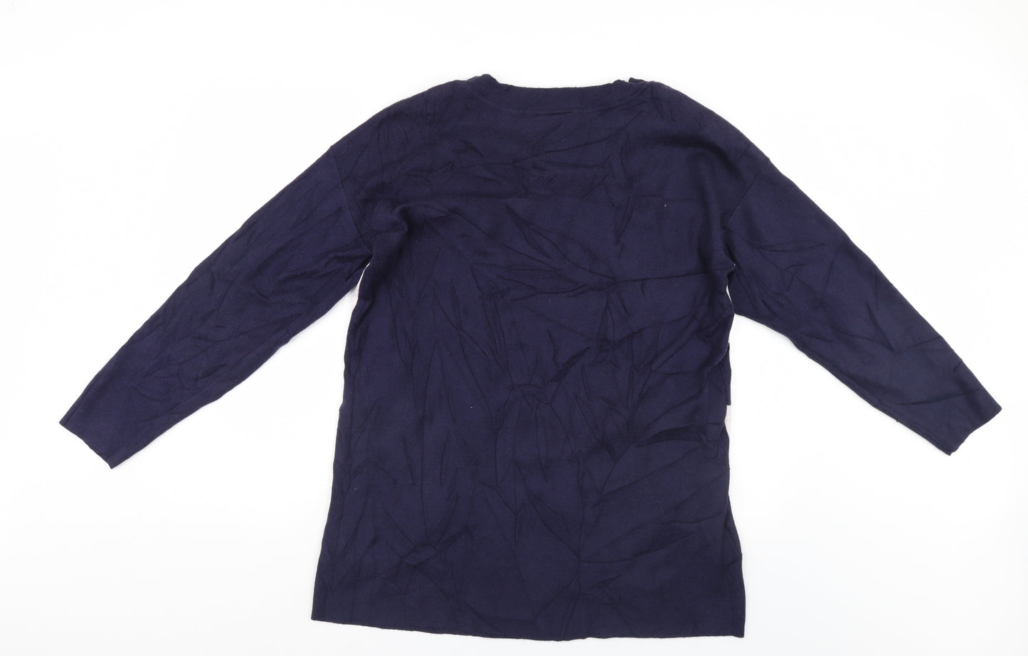 Wallis Womens Blue Striped  Pullover Jumper Size 12