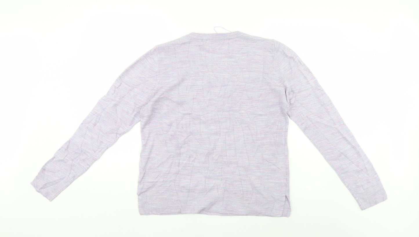 M&S Womens Purple   Pullover Jumper Size 14
