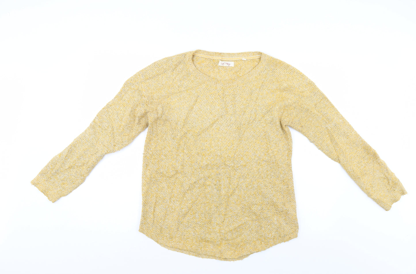Fat Face Womens Yellow   Pullover Jumper Size 10