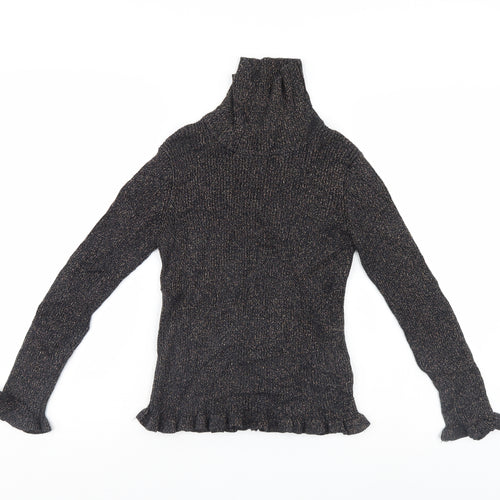 M&S Girls Black   Pullover Jumper Size 9-10 Years