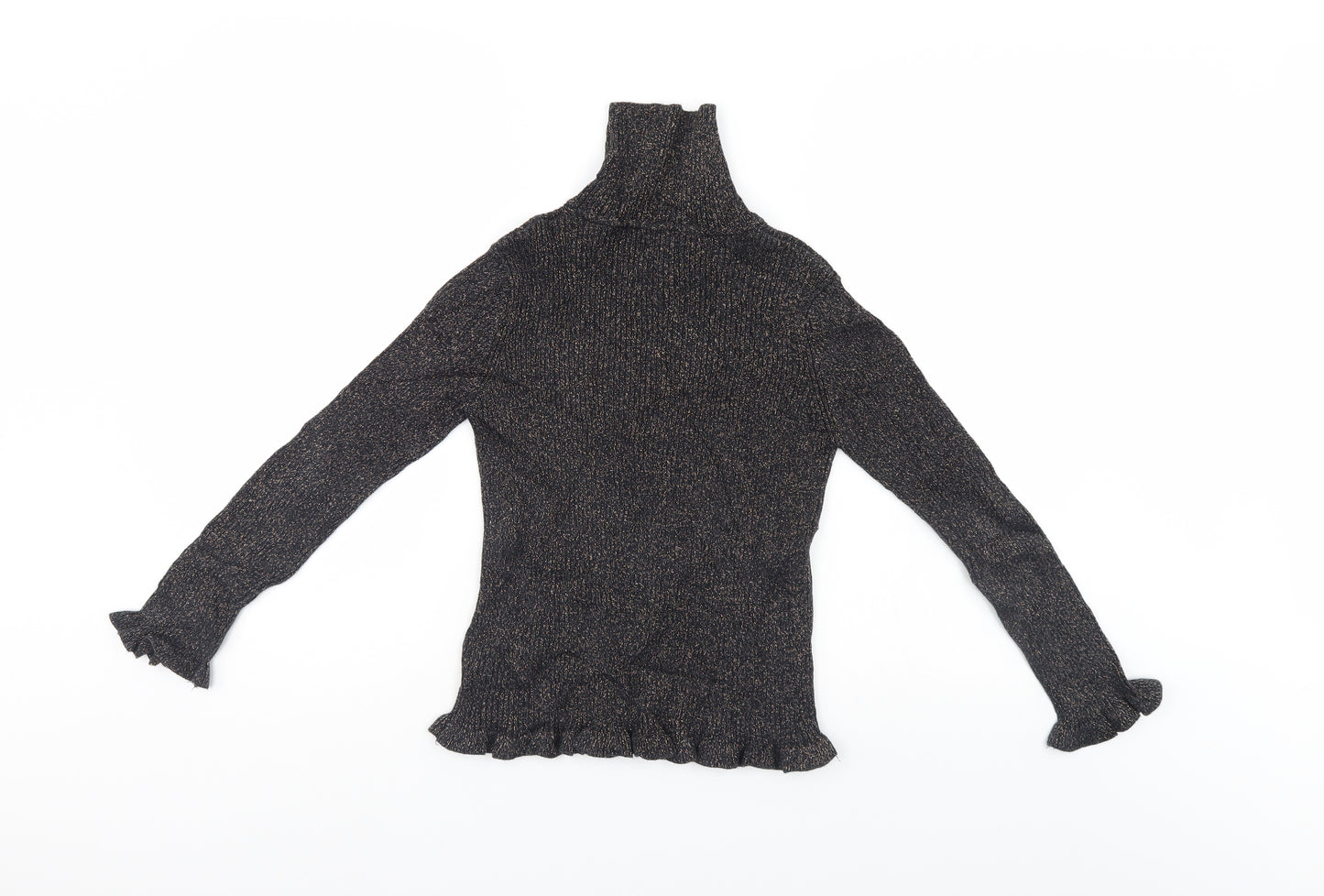 M&S Girls Black   Pullover Jumper Size 9-10 Years
