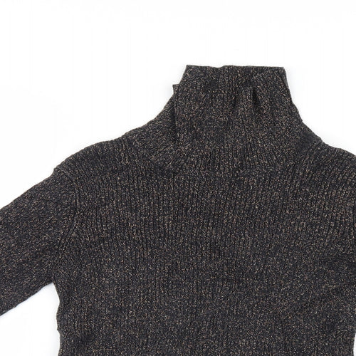 M&S Girls Black   Pullover Jumper Size 9-10 Years