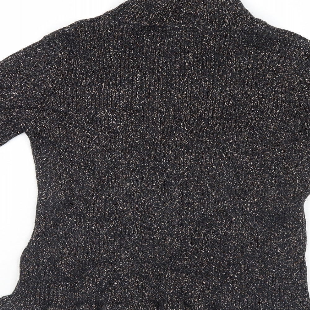 M&S Girls Black   Pullover Jumper Size 9-10 Years