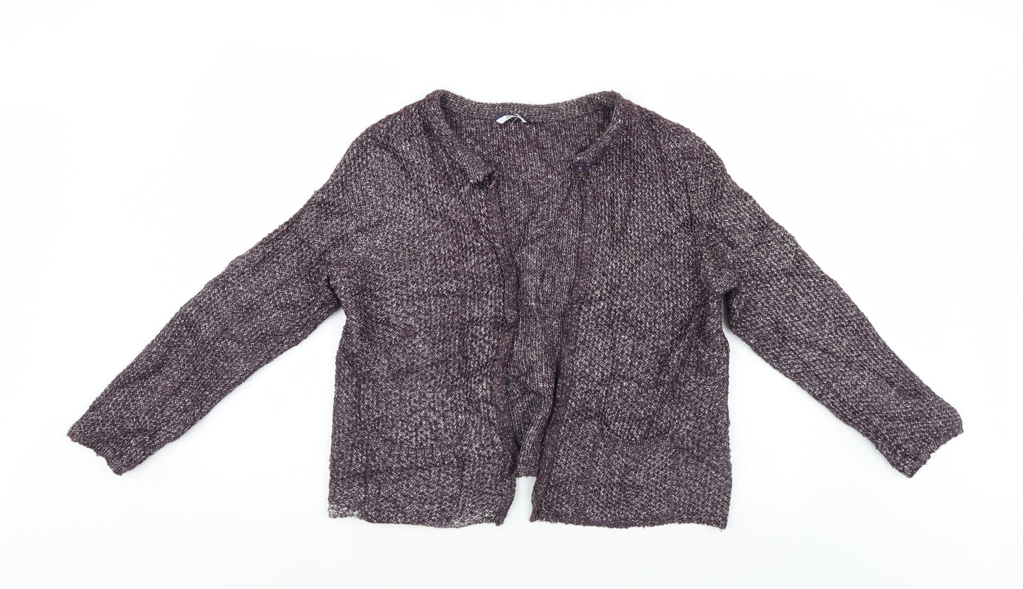 DASH Womens Purple   Cardigan Jumper Size 14