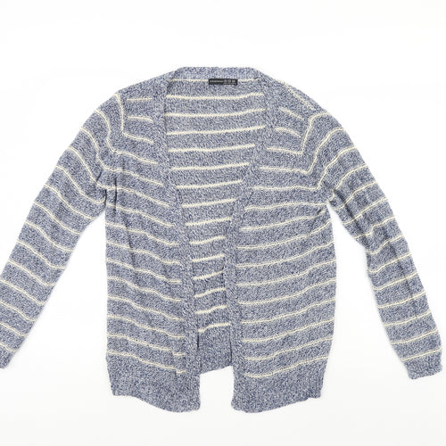 Atmosphere Womens Blue Striped  Cardigan Jumper Size 10