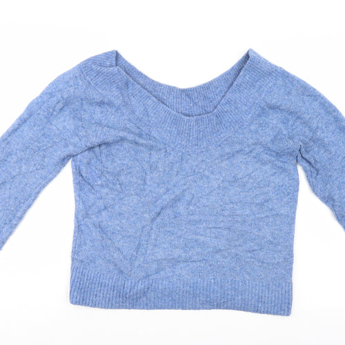 H&M Womens Blue   Pullover Jumper Size S