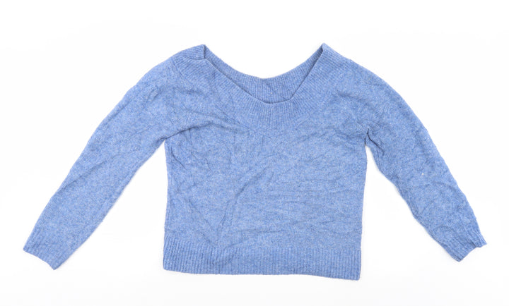 H&M Womens Blue   Pullover Jumper Size S