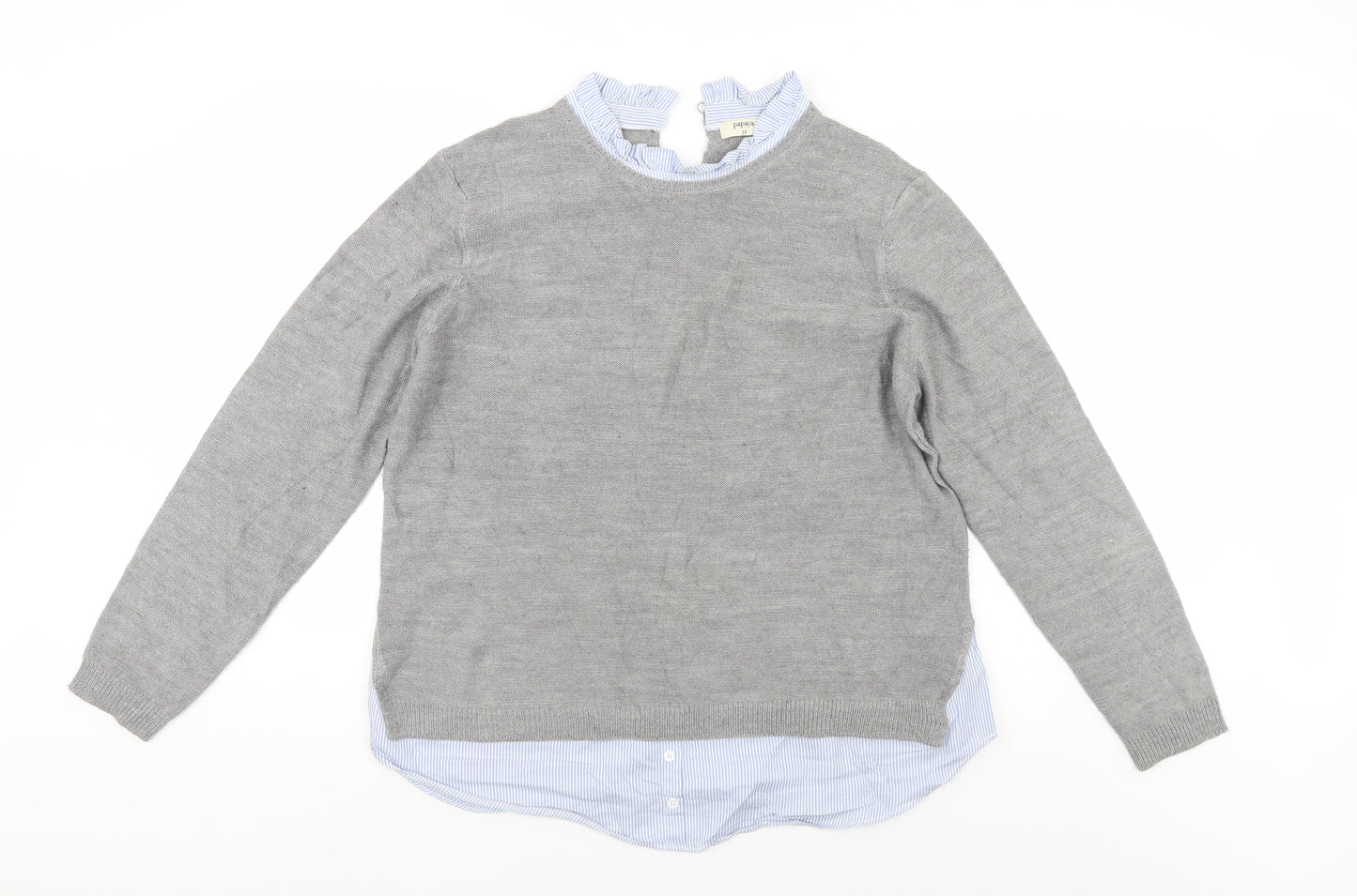 Papaya Womens Grey   Pullover Jumper Size 20