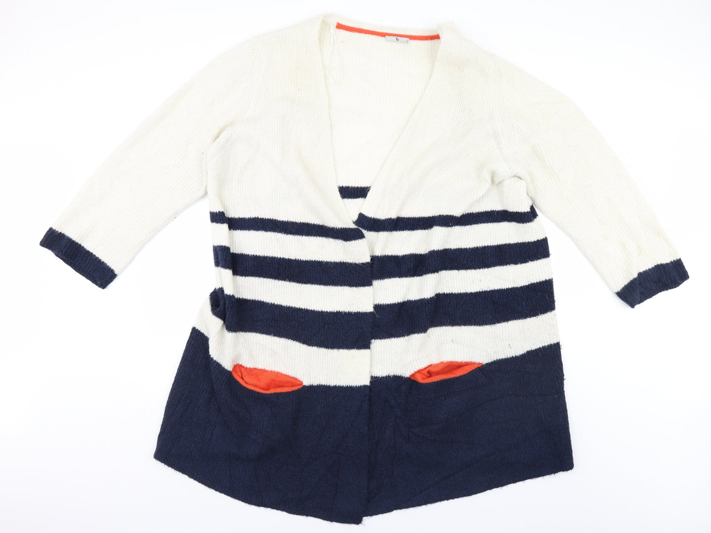 TU Womens Multicoloured Striped  Cardigan Jumper Size 22