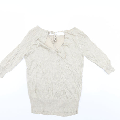 Phase Eight Womens Gold   Basic Blouse Size 10