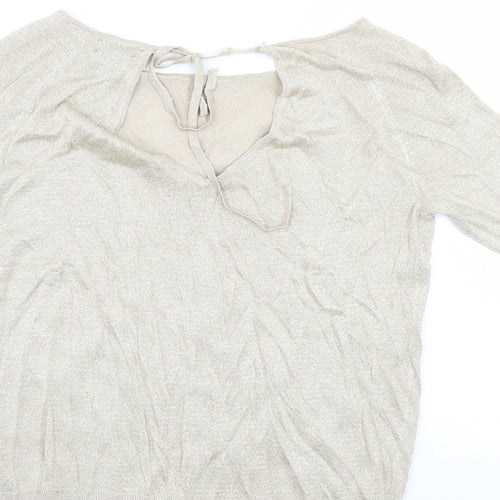 Phase Eight Womens Gold   Basic Blouse Size 10