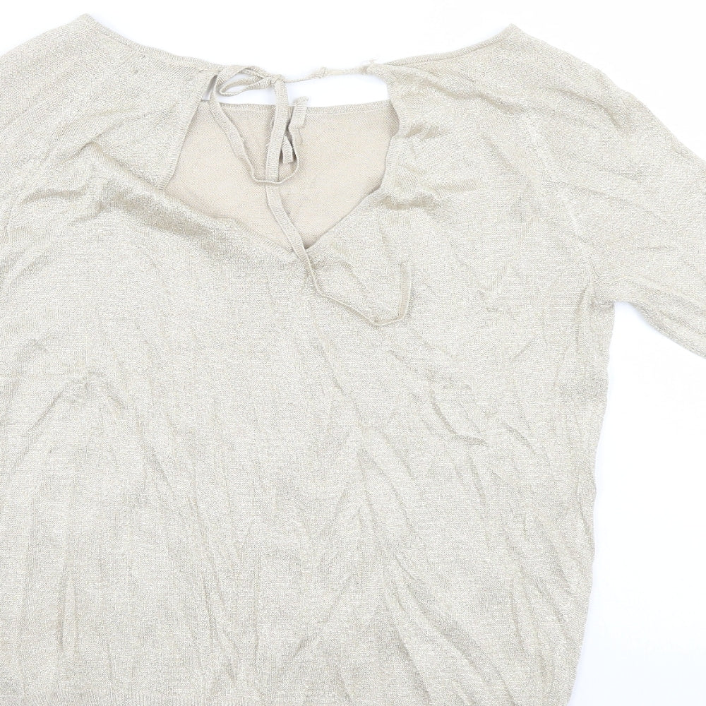 Phase Eight Womens Gold   Basic Blouse Size 10