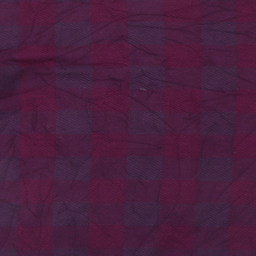 M&S Womens Purple Check  Pullover Jumper Size 14