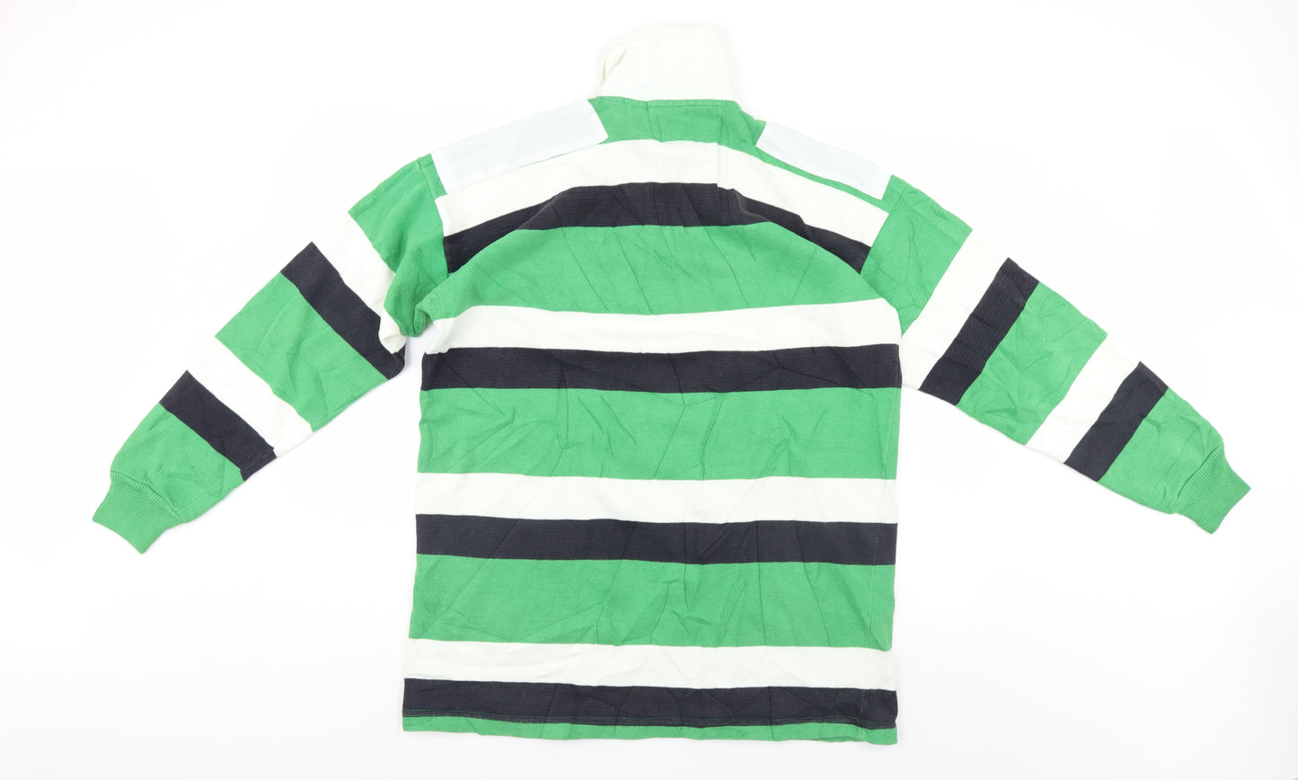 Peverin Mens Multicoloured Striped   Polo Size XL