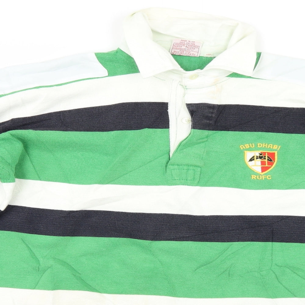 Peverin Mens Multicoloured Striped   Polo Size XL