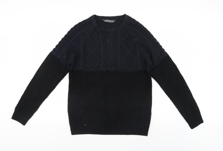 Cedar Wood State Mens Multicoloured Pullover Jumper Size S