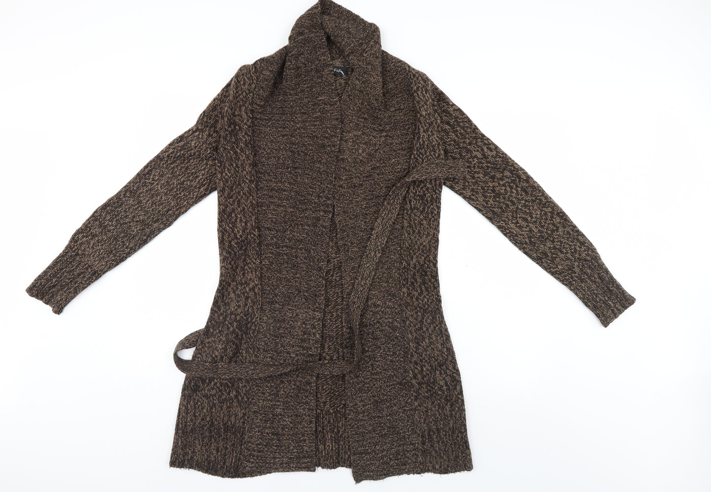 F&F Womens Brown   Jacket Coatigan Size 10