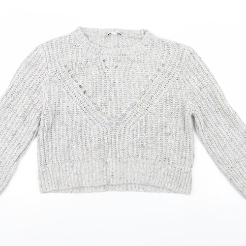 Top Shop Womens Grey   Pullover Jumper Size M