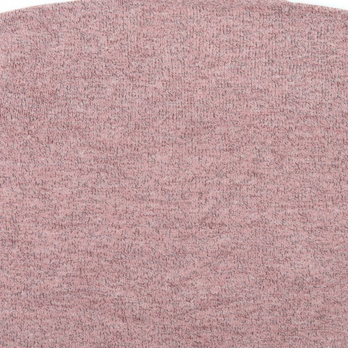 Preworn Womens Pink Floral  Pullover Jumper Size 14