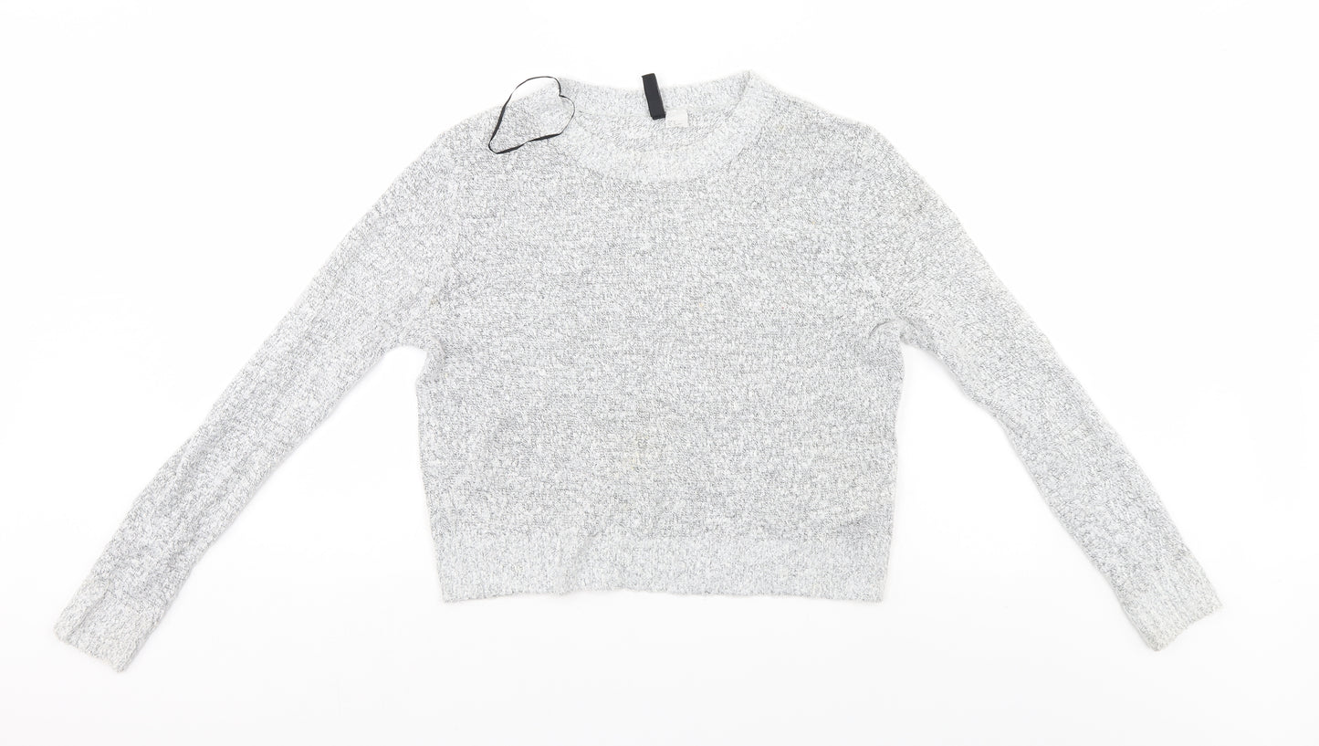 Divided Womens Grey   Pullover Jumper Size M