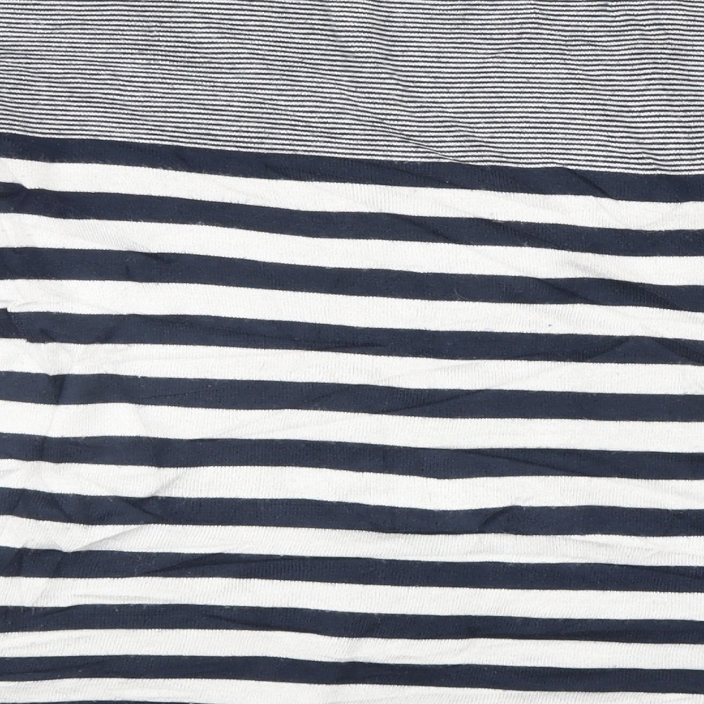 Atmosphere Womens Blue Striped  Pullover Jumper Size 8