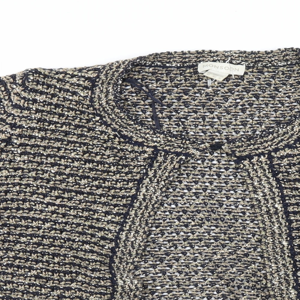 Monsoon Womens Multicoloured   Cardigan Jumper Size 10