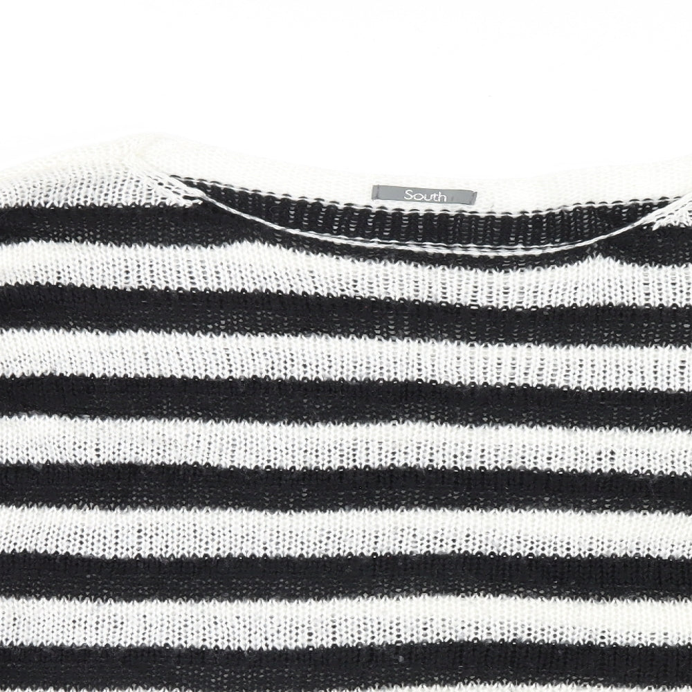 South Womens Multicoloured Striped  Pullover Jumper Size 16