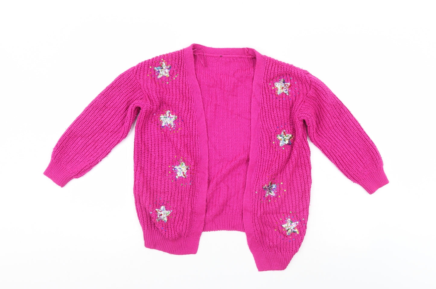 George Girls Pink   Cardigan Jumper Size 6-7 Years
