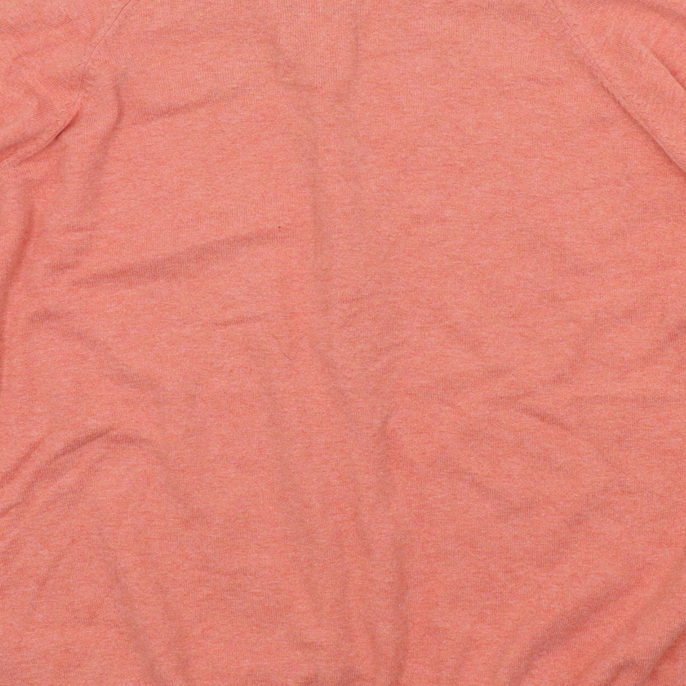 TESCO Womens Orange  Knit Cardigan Jumper Size 22  - button up
