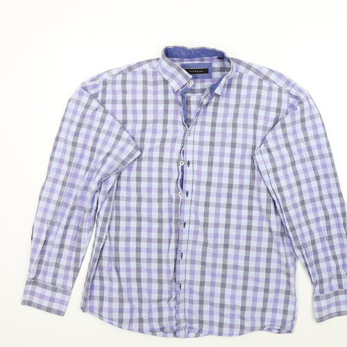 Morgan Mens Multicoloured Check   Button-Up Size 42  - Front pocket