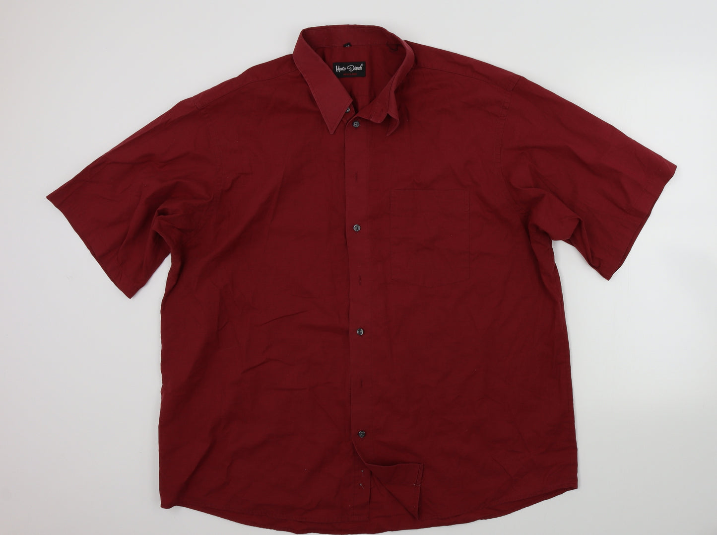 Mac Demarco Mens Red    Button-Up Size 48  - Front pocket