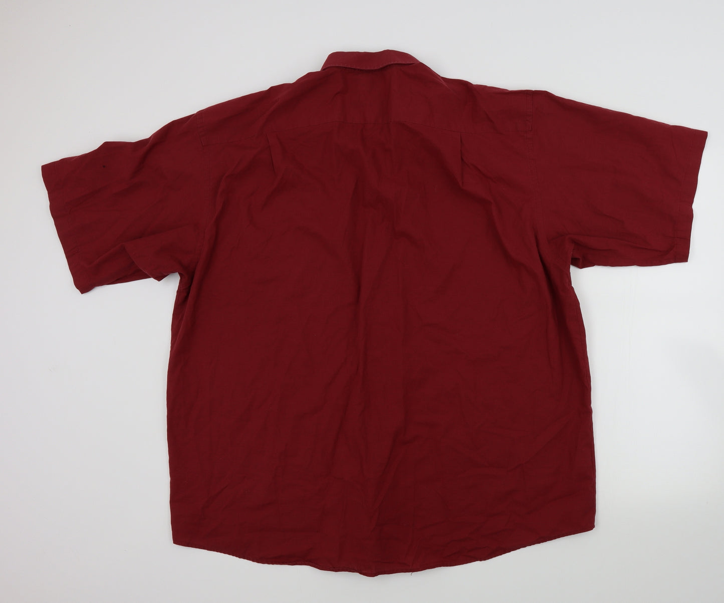 Mac Demarco Mens Red    Button-Up Size 48  - Front pocket