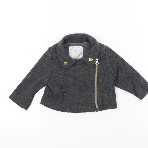 Primark Baby Grey   Overcoat Coat Size 3-6 Months